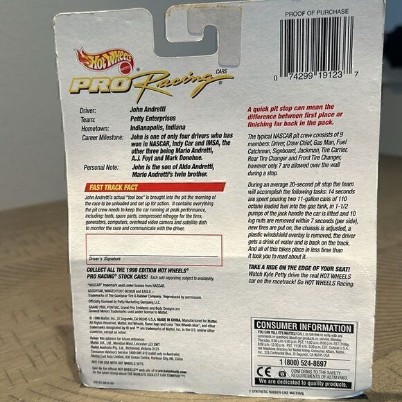 Team Hot Wheels John Andretti Pro Racing - Picture 2 of 2